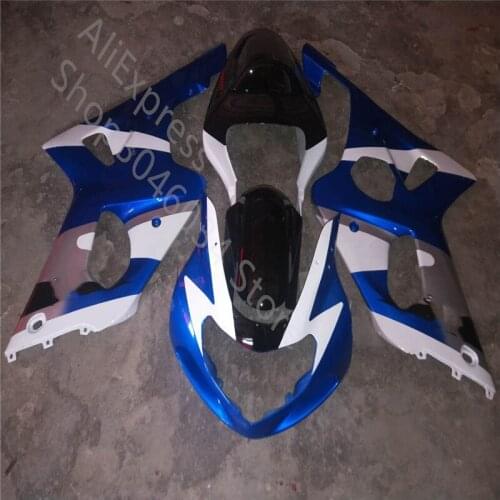 Free gifts motorcycle fairing kit for Suzuki gsxr1000 2000 2001 2002 K1 K2 blue fairings set GSXR 1000 00 01 02