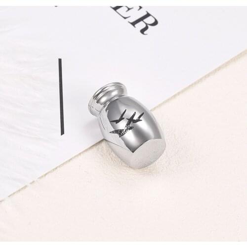 CL023 Classic Design Stainless Steel Animal Pattern Urn Pet/Human Ashes Urn Funeral Urn Pendant Necklace Memorial Jewelry Newest
