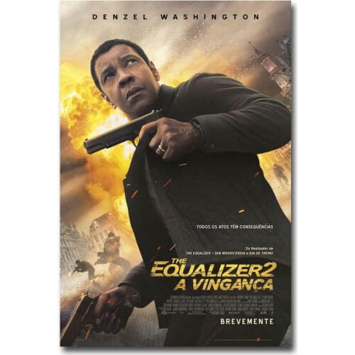 D0681 The Equalizer 2 Movie Silk Fabric Poster Art Decor Indoor Painting Gift