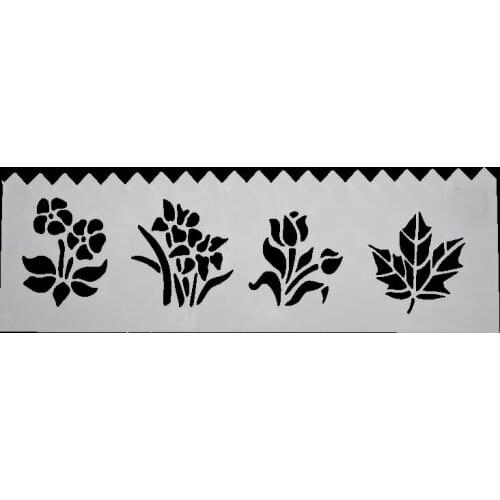 DIY Scrapbooking Flowers Leaves Shelter Spray Template Home Garden Arts Crafts Digital Plastic Shelter Spray Embossing Folders