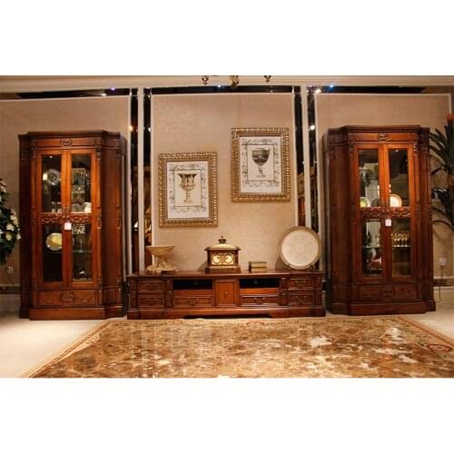 Living room home furniture TV stands antique style fashionable TV cabinet Soggiorno mobili per la casa TV stand stile anticGH98