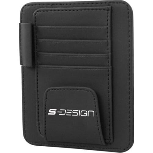 Pu Leather Visor Card Storage Sun Visor Organizer Tool Pouch Bag Card Storage Pen Storage Glasses Holder For Fiat Tipo Sdesign