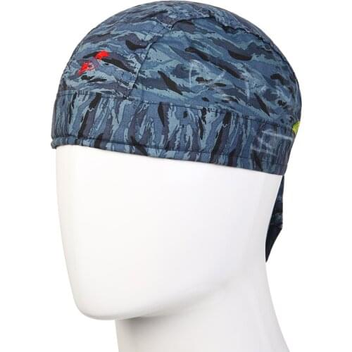 Camouflage Welder Protective Cap Elastic Strap Heat Insulation Welding Hat Scarf Welder Flame Retardant Cotton Fabric Helmet