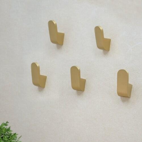 Copper Black Gold Clothes Hanger Wall Mounted Coat Hook Decorative Key Holder Hat Scarf Handbag Storage Hanger Bathroom Rack