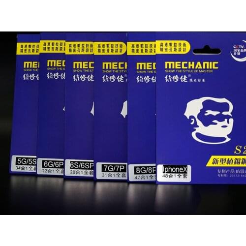 MECHANIC Tools Multi-purpose BGA Stencil IC Repair Planting Tin Steel Net for iPhone 5 5C 5S 6 6P 6S 6SP 7 7P 8 8P X Repair