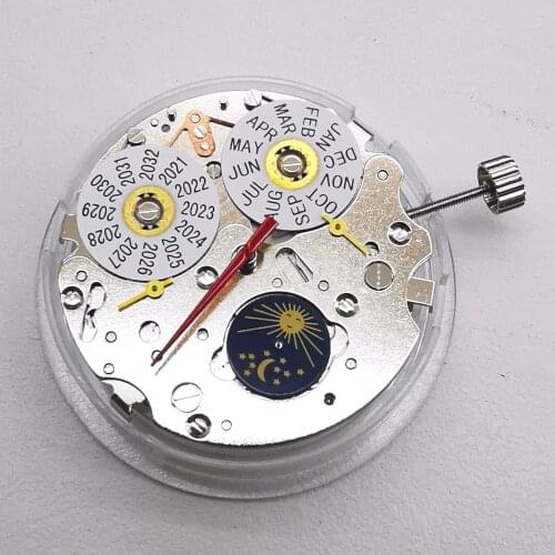 Multifunctional Moon Phase Day Date Seagull ST1655 Automatic Mechanical Movement