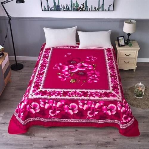 Soft Sanding Thicken Bed Sheet 3D Double Size Flat Sheet Large Size Bed Sheet 240x240cm No Pillowcase