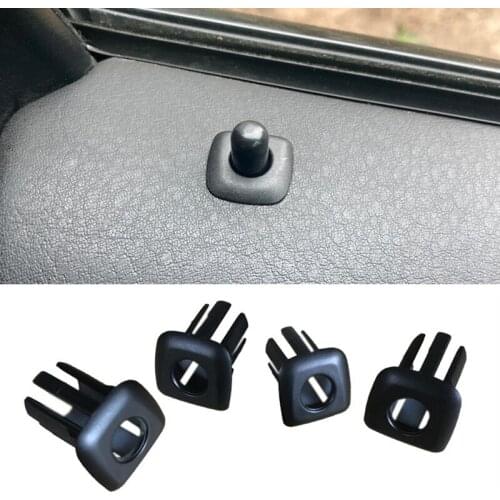 Door Pin Guide Trim Panel Locking Knob Button Cover Black Fit For Door and Window for BMW 5 Series F10 F18 Interior Accessories