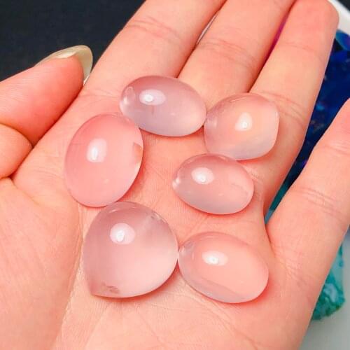 2pcs Natural rose crystal small ladies pendant, fashion accessories jewelry