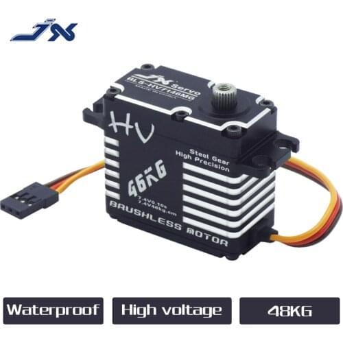 New JX Servo BLS-HV7146MG 46KG Full CNC Digital Brushless Standard Waterproof Servo for RC Car Truck Crawler Helicopter Robot