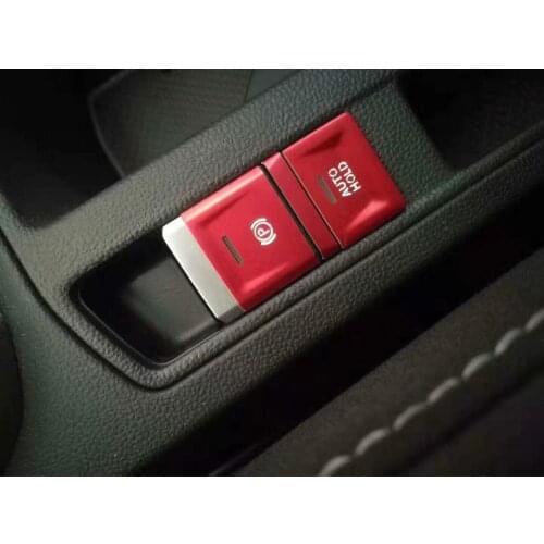Fit For Volkswagen T-ROC 18 One-key Start Handbrake Button Sticker Button Sticker Interior Modification Accessories