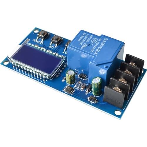 DC 6-60v 30A Storage battery Charging Control Module Protection Board Charger Time Switch LCD Display XY-L30A