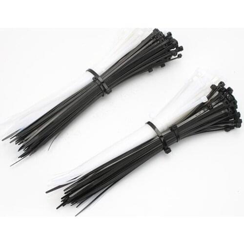 1000PCS/1Lot 3*80 100 120 150MM Self-Locking Nylon Cable Ties / Actual Width:1.8mm Black/White