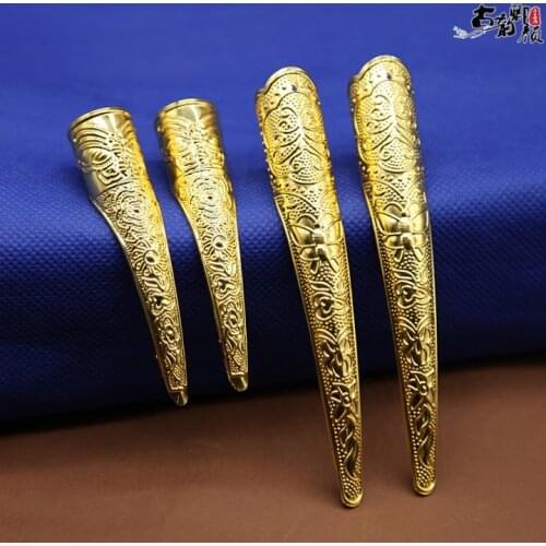 Antique costume Qing court finger sets of armor sets nail sets Goddess jewelry