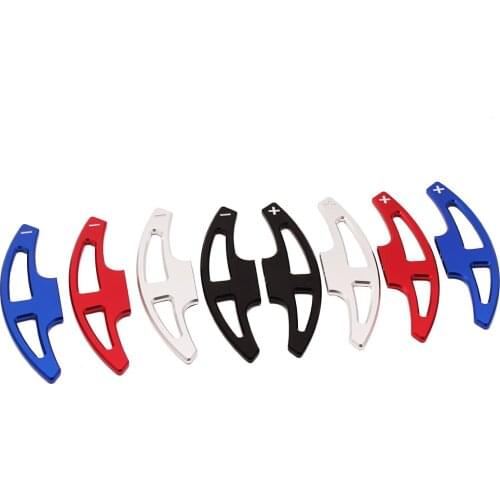 For BMW 3 Series E90 E92 E93 M3 E70 E71 X5M X6M 2008-2014 Metal Alloy Car Steering Wheel Paddle Extension Shifter Replacement