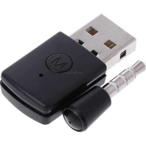 USB Bluetooth Dongle Wireless Headphone MIC Adapter For PS4 Controller Console