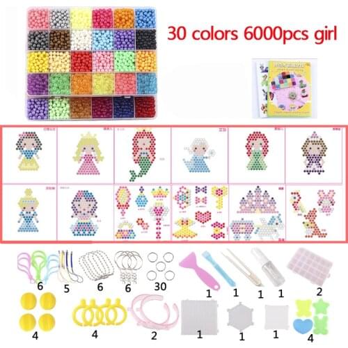 Water Mist DIY Magic Beads Toys For Children Animal Molds Hand Making Puzzle Kids Educational Toys Spell Replenish Beans