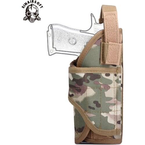 SINAIRSOFT Military Adjustable Airsoft Hunting Pouch Tornado Multiple MOLLE Vertical Militar Tactical Patch Vest Pistol Holster