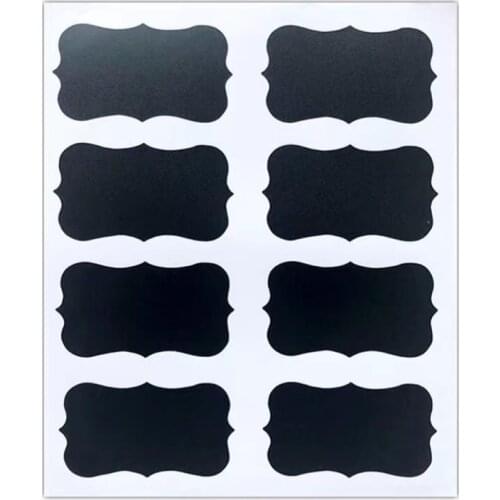 Chalkboard Labels Bulk Chalk Board Mason Jar Labels Removable Waterproof Blackboard Sticker Label for Jars Glass Bottle Kids