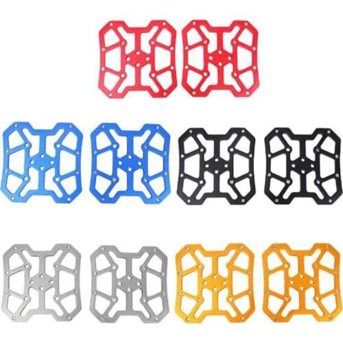 2PCS Aluminum Alloy MTB Bicycle Pedal Clipless Pedal Platform Adapters for Shimano SPD KEO Universal Road bike Accessories