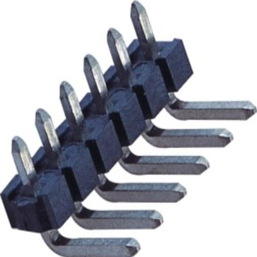 20 Pcs 3.96 mm PCB Male Header 2 3 4 5 6 7 8 9 10 12 13 14 15 16 17 18 19 20 Pin Header Strip Single row right Angle 5.0A 100V