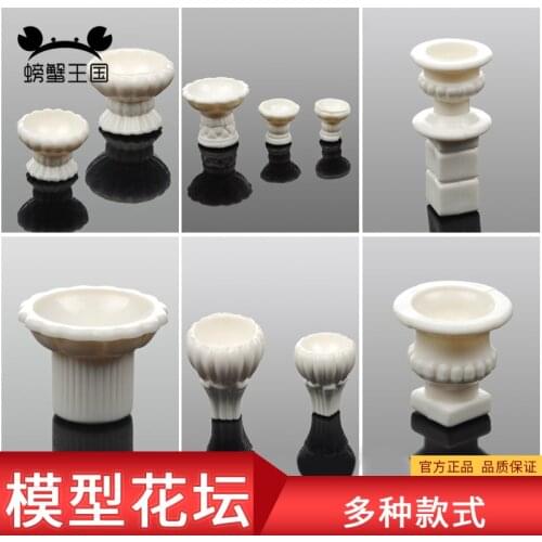 20pcs Scale Model Train Flowerbed Park Garden Railway Border Parterre mini garden decoration