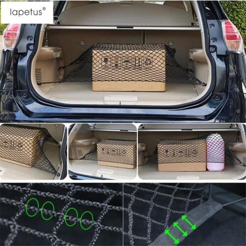 Lapetus Accessories For Nissan X-Trail X Trail T32 Rogue 2014 - 2020 Trunk Luggage Storage Container Cargo Mesh Net Molding Kit