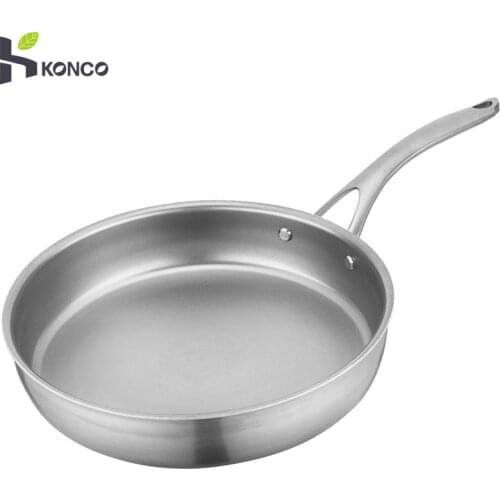 Pure Titanium Fry Pan Uncoated Nonstick Frying WokSteak Frying Pan Omelette Pan Chinese Wok Kitchen Cokware Gift
