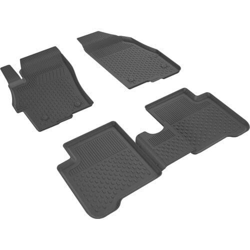 Roxform Car In-4.5D Mop Black Auto Mat Interior Accessories Tuning For Fiat Linea 2007 2008 2009 2010 2011 2012 2013 2014-2017