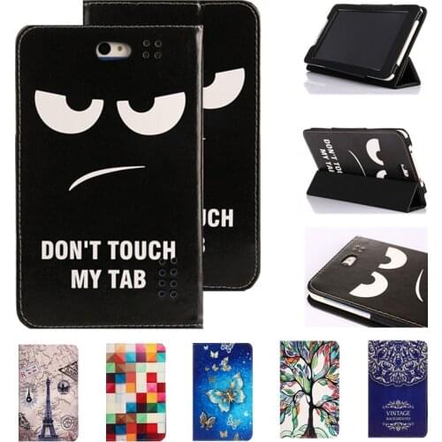 3-folded Cover For BQ-7040G Charm Plus/7000G Charm/7084G Simple/7010G Max/7008G Clarion/7061G Andros 7 Inch Tablet Magnetic Case