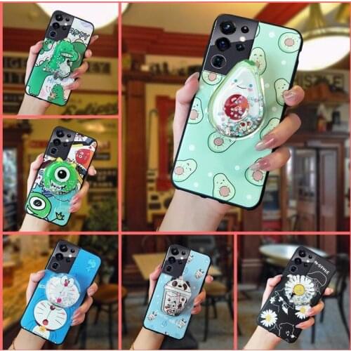 Phone stand holder Cover Phone Case For Samsung Galaxy S21 Ultra/SM-G998 Cute New Arrival TPU For Girls