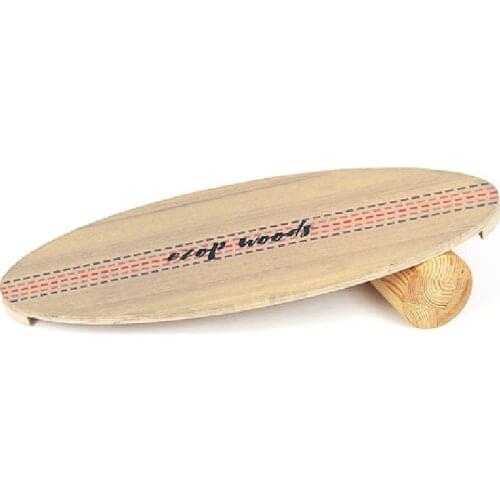 Wooden Balance Board, Surfing, Skating, Fitness, Yoga, skateboard Snowboard for Training and Coordination Exercise Portable Equipment