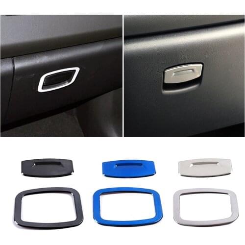 For Renault Koleos 2017-2020 Storage Box Glove Box Glovebox Switch Button Frame Cover Trim Stainless Steel For Samsung QM6