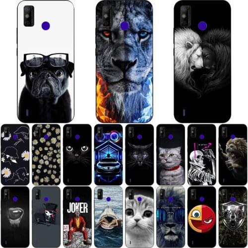 For ZTE Blade A51 Case Wolf Silicon TPU Fundas for ZTE Blade A71 for Blade A7S 2020 Cat Animal Shell Bag Housing Phone Cases