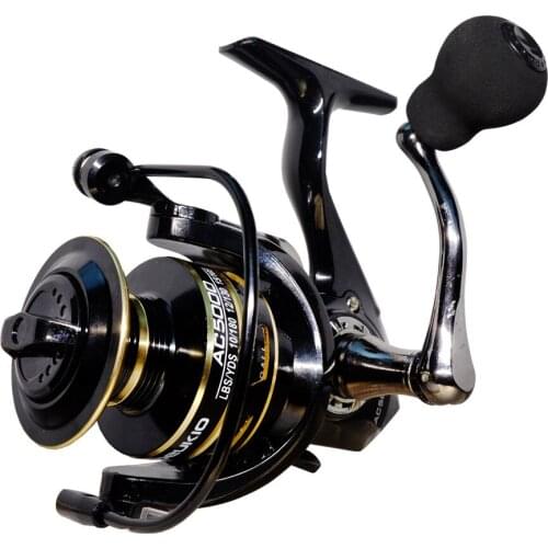 HFBIRDS 2021 NEW Spinning reel 8KG Max Drag Carrete de pesca 5.2:1 Metal Stainless Steel Fishing Reel Saltwater Reel for Fishing