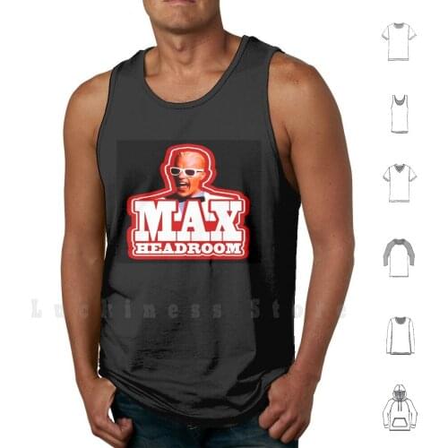 Max : Vintagy Fantasy Movie Star Print Tank Tops Vest Sleeveless Max Red Head Glasses Sunglasses Pinups Famous Celebrity
