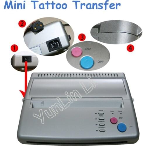 Mini Tattoo Transfer Machine Essence Transfer Machine Tattoo Thermal Copier Printing Transfer with English Manual I175