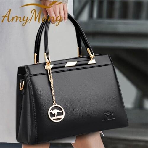 Fashion Handbag Purses for Women 2021 Female Leather Crossbody Shoulder Messenger Bag Casual Large Capacity Top-handle Tote Bag