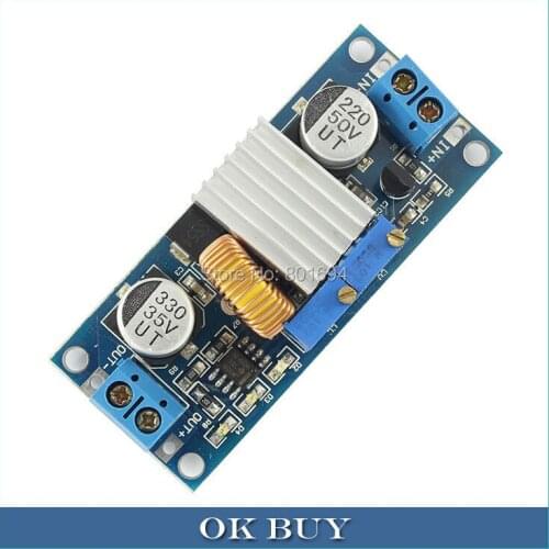 150W LIB Lithium Battery Charge Module 3 Indicator Constant Current/Voltage 5A 12V/24V Step-down (Buck) Regulator