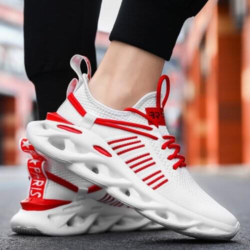 2020 Air Mesh Man Sneakers Comfort Unisex Cushioning Breathable Running Shoes Lightweight Jogging Size 36-47 Sport Shoes Woman