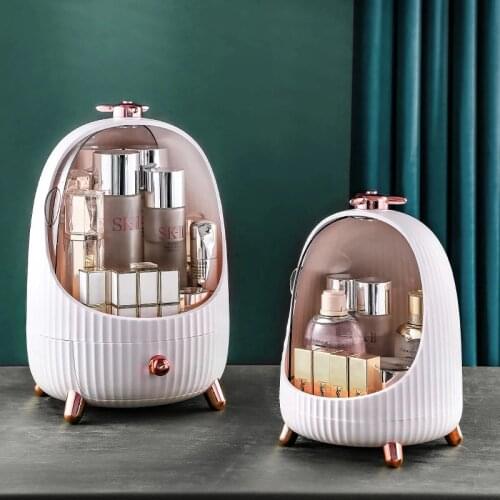 2021New Cosmetic Storage Box Multifunctional Student Dormitory Household Dust-proof Dressing Table Skin Care Product Storage Box