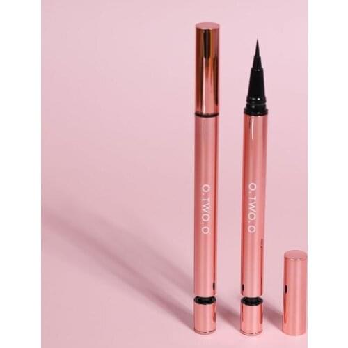 O.TWO.O Black Brown Eye Liner Pen Long Lasting Eyeliner Liquid Pen Rose Gold Design Ink Color Waterproof T1068