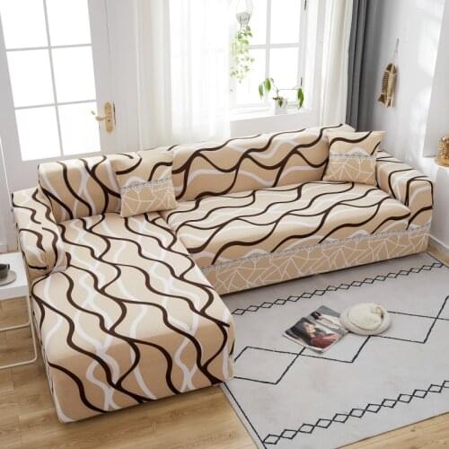Couch Covers for Sofas Elastic Sofa Cover for Living Room Sofa Cover Corner L Shaped Chaise Longue Sofa