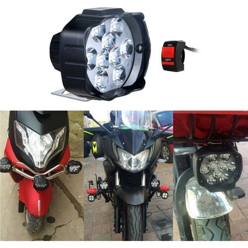 LED Fog Light Motorbike Auxiliary Light Bike Headlight Motorcycle Compatible Work Light Headlight Motorcross Headlamp