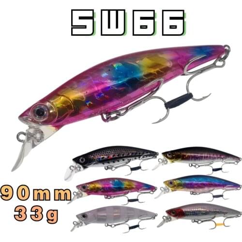 SWOLFY Minnow Bait 90mm 33g Sinking Fishing Lure Isca Artificial Para Pesca Leurre Souple Peche Kunstaas Wobblers Fishing Tackle