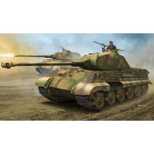 Hobby Boss 84530 1/35 King Tiger Porsche Turret Zimmerit Model Tank Armored Car TH06502-SMT6