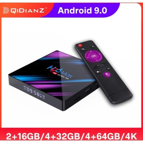 TV Box Android 9.0 H96 MAX RK3318 TVBOX H96MAX Media Player 4K 4GB 32GB 64GB 128GB Wifi Support DLNA Android 9 Smart Set Top Box