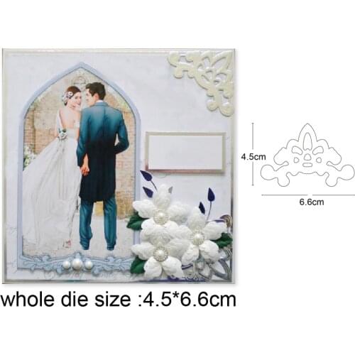 Corner frame background Metal Cutting Dies Stencils 2020 New Craft Die Cut for DIY Scrapbooking Album Paper Card