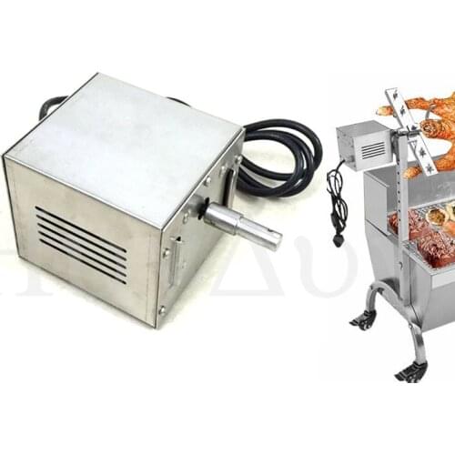 Stainless steel pig lamb charcoal barbecue grill barbecue grill barbecue shop spit 110V 220V electric rotating motor