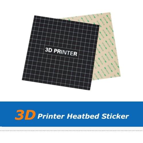 2pcs/lot 220*220mm 3D Printer Part Heat Bed Sticker Hotbed Platform Sheet For A6 A8 E12 Wanhao i3 CR10 Ender3D Printers